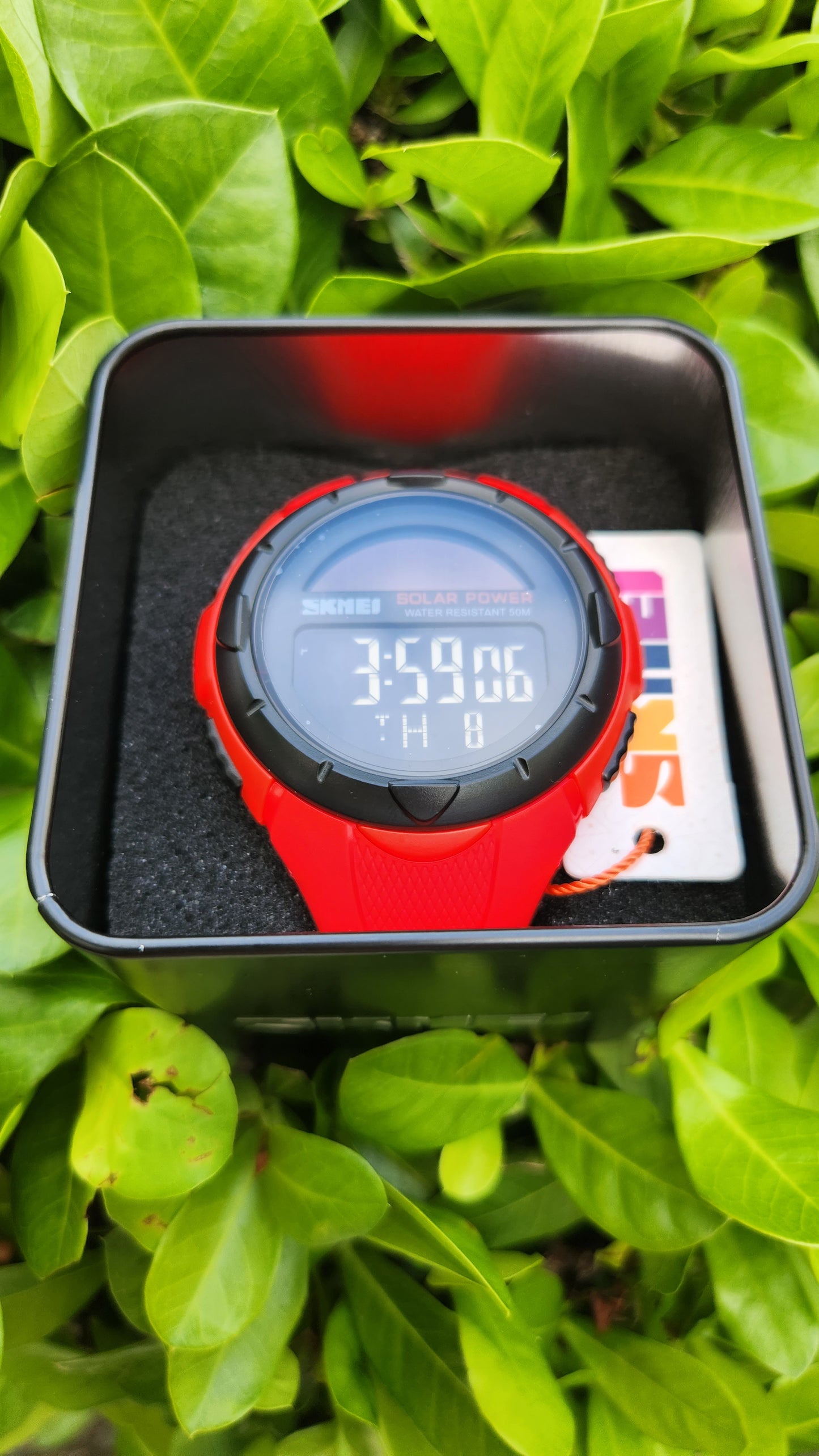 SKMEI SOLAR WATCH "R3D FIR3" WR50M