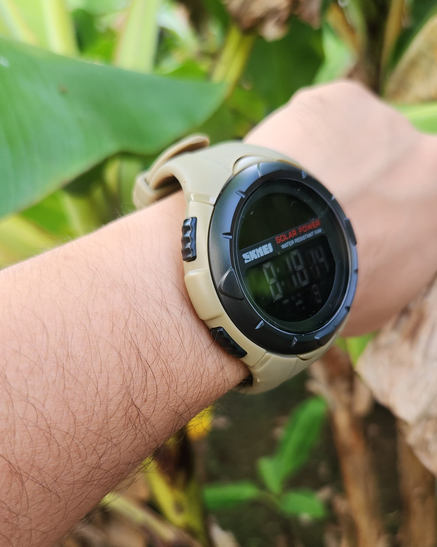 SKMEI SOLAR WATCH "KHAKI" WR50M