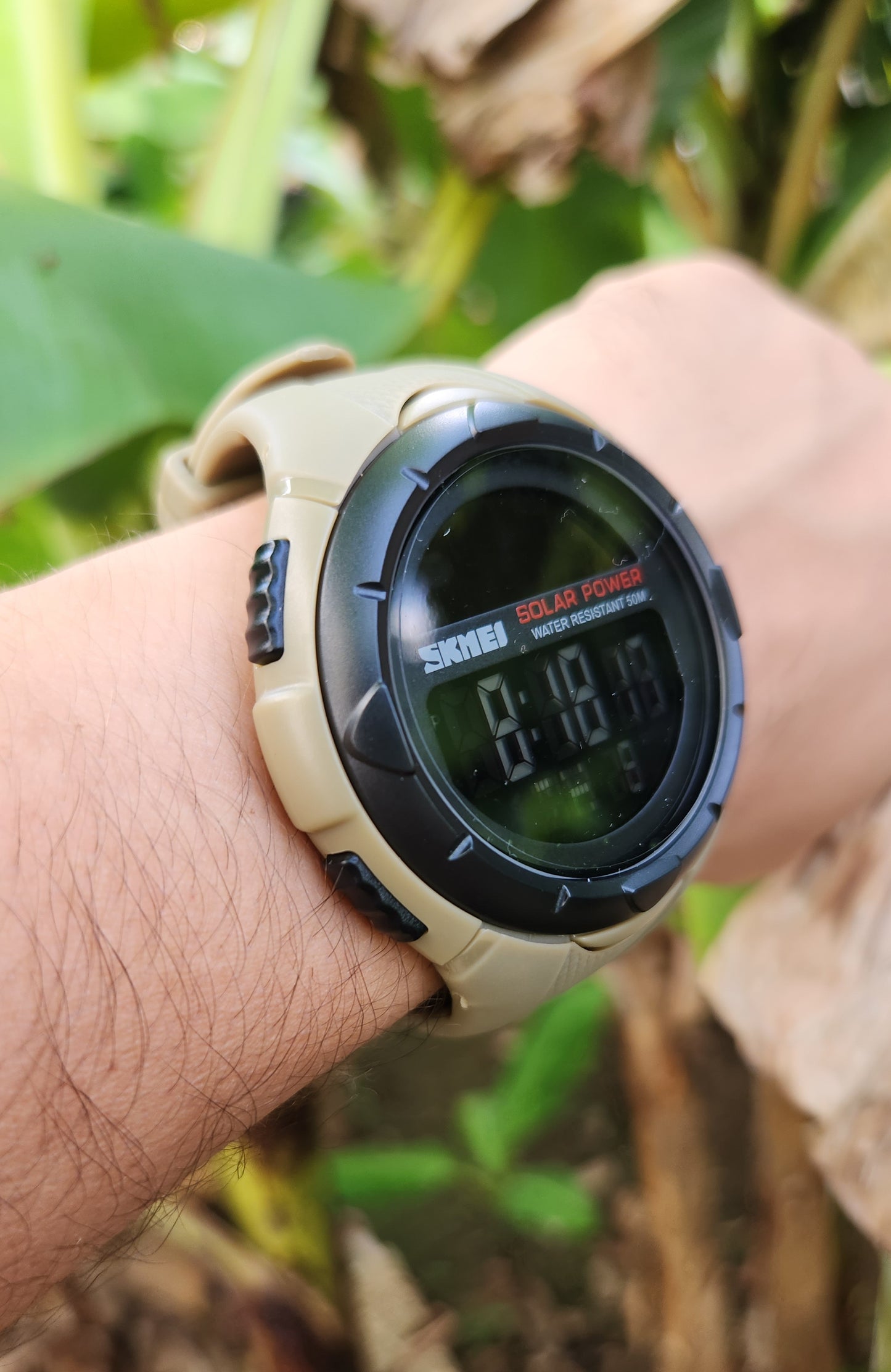 SKMEI SOLAR WATCH "KHAKI" WR50M