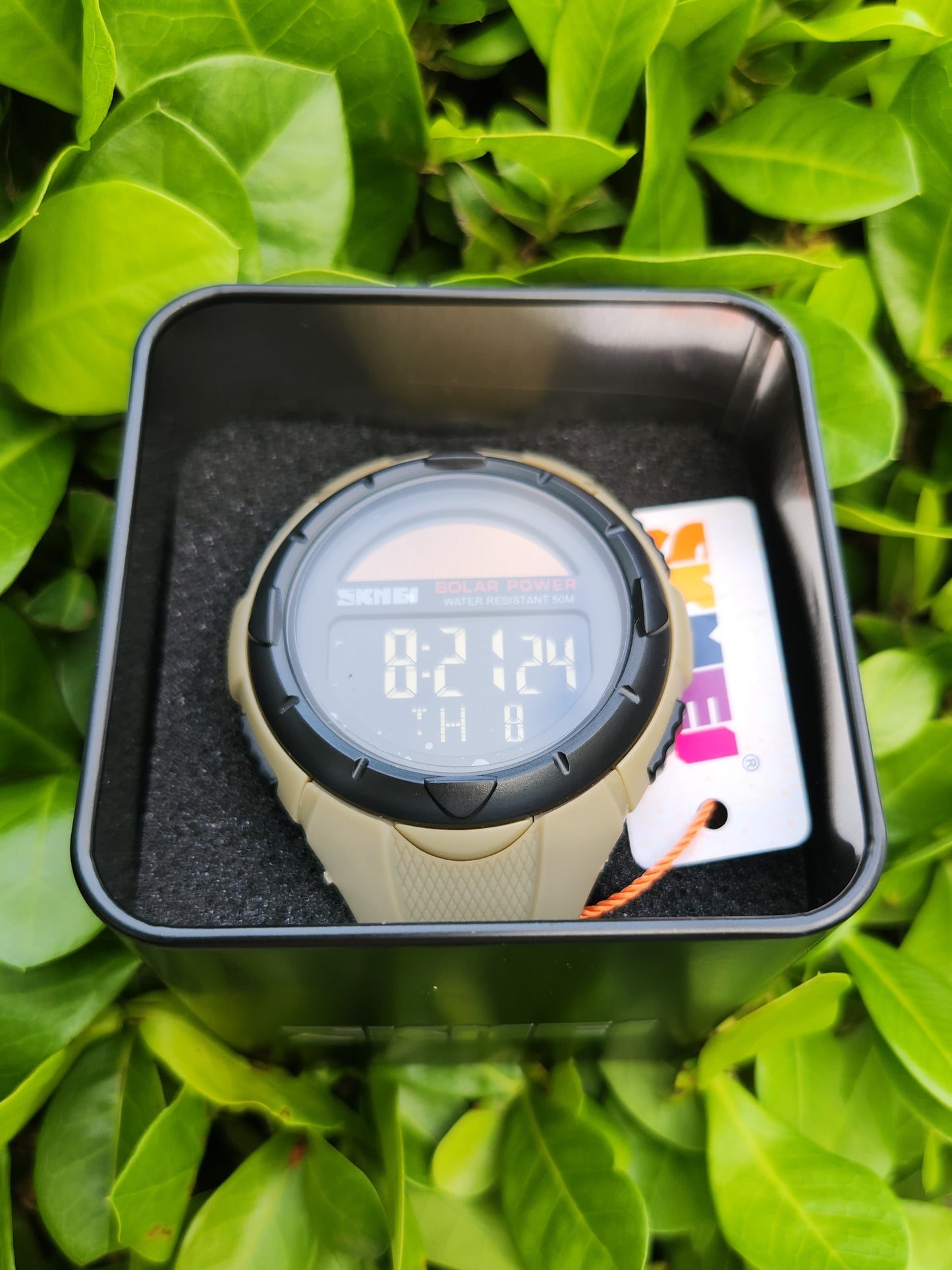 SKMEI SOLAR WATCH "KHAKI" WR50M