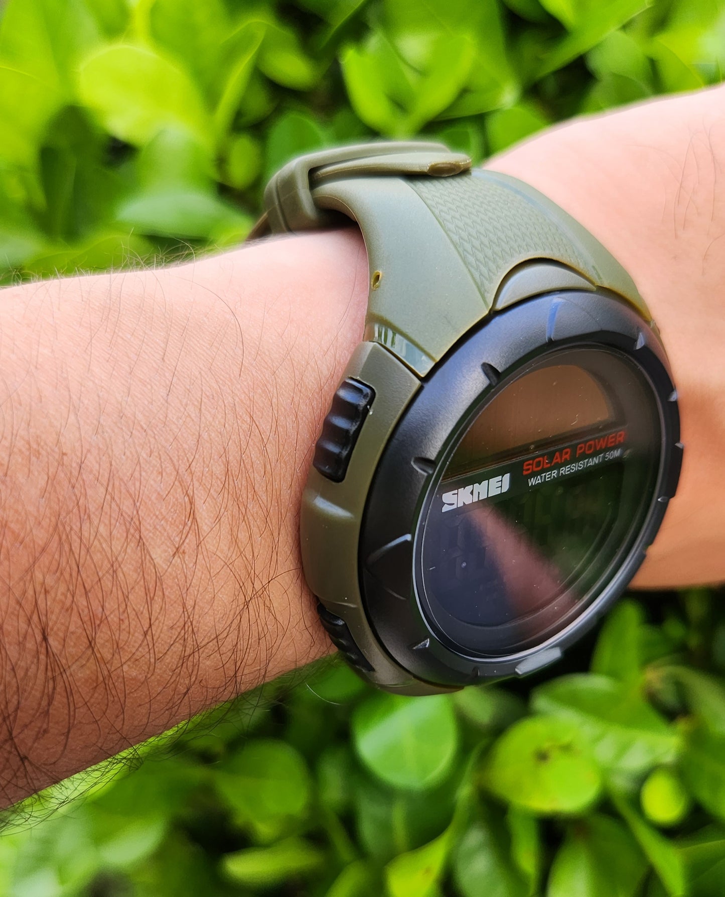 SKMEI SOLAR WATCH "GREEN ARMY" WR50M