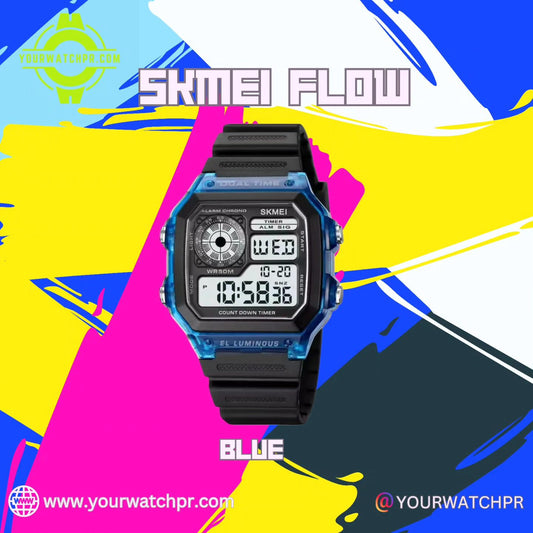SKMEI Flow "Blue Clear" Estilo y Función