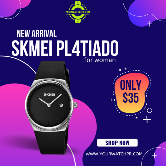 SKMEI PL4TIAD0 for her WR30M
