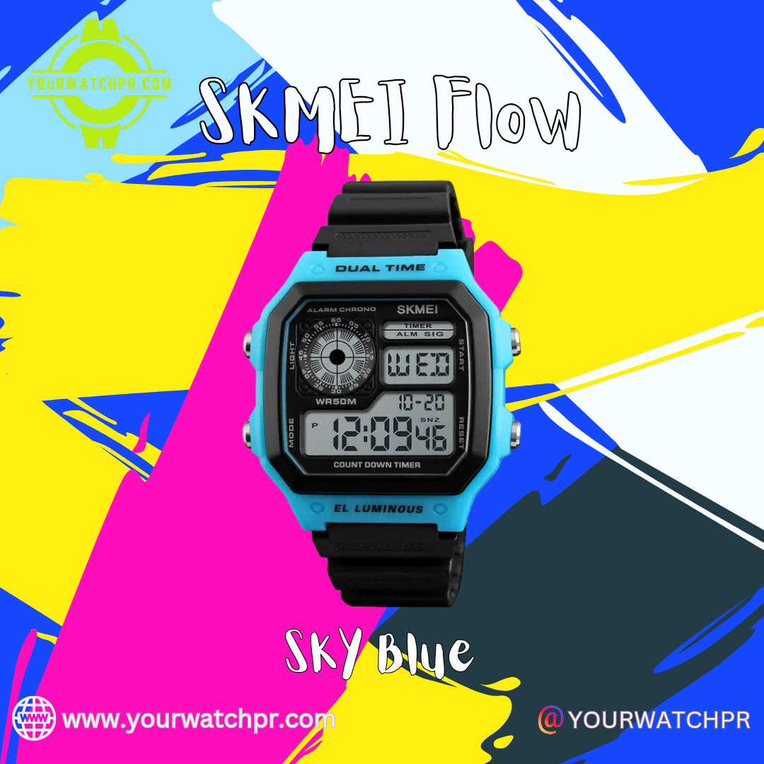 SKMEI Flow "SKY BLUE": Estilo y Función