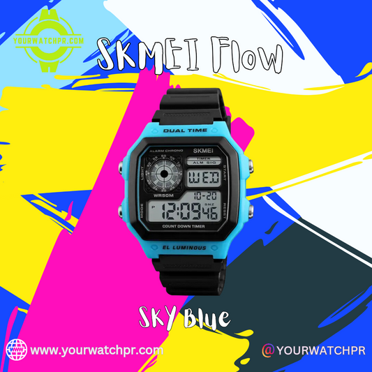 SKMEI Flow "SKY BLUE": Estilo y Función
